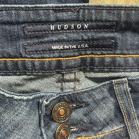 Hudson Signature Destroyed Bootcut Jeans EUC - Picture 4 of 6